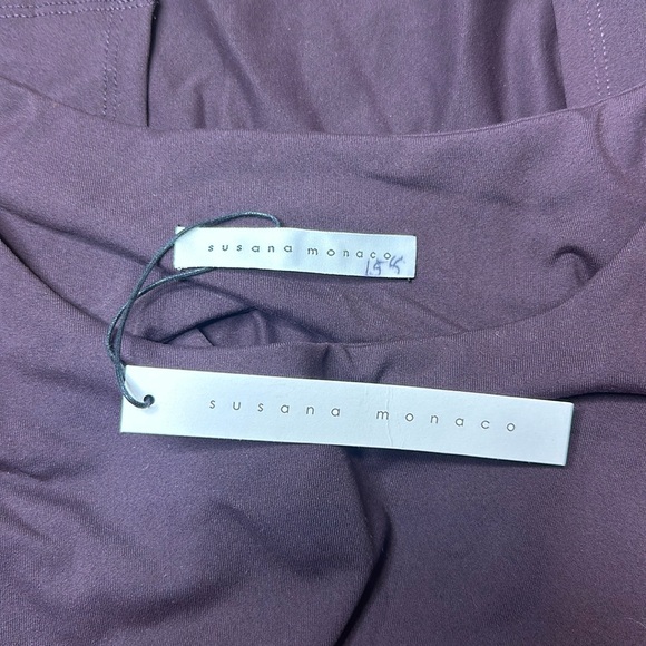 Susana Monaco Tie Open Back Long Sleeve NWT XL - Picture 3 of 7